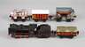 Lok Märklin mit Tender und vier Güterwagen