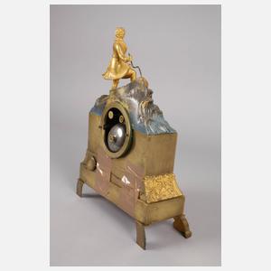 Bronzependule mit Peter dem Großen