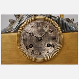 Bronzependule mit Peter dem Großen