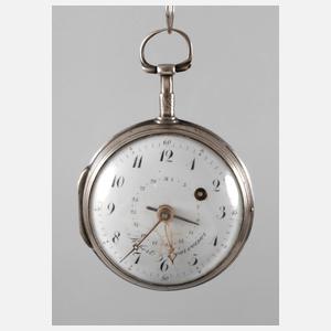 Spindel-Taschenuhr mit Datum
