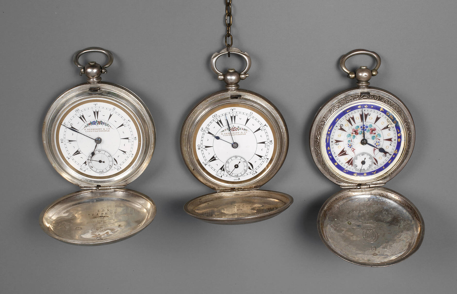 Drei Taschenuhren für den orientalischen Markt
