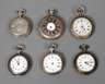 6 Hängeuhren