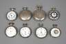 Acht Taschenuhren