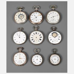 9 Taschenuhren