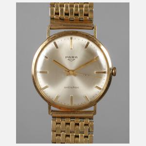 Herrenarmbanduhr Para Gold