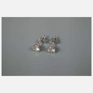Paar Brillantohrstecker