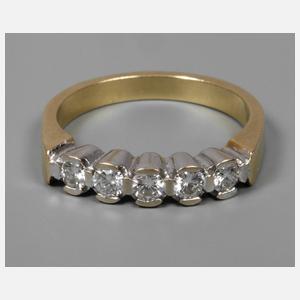 Damenring mit Brillanten von ca. 0,5 ct