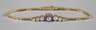 Feines Armband mit Brillanten und Saphiren