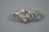 Armband mit Brillanten und Smaragden