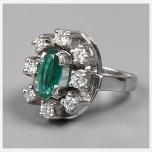 Damenring mit Smaragd