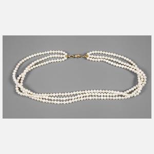 Mehrreihige Perlenkette