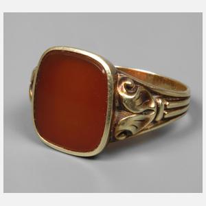 Herrenring mit Karneol