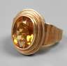 Herrenring mit Citrin