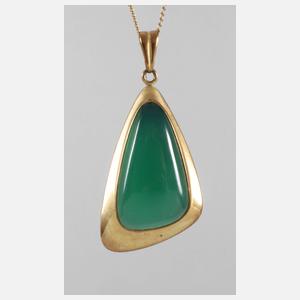 Anhänger mit Chrysopras