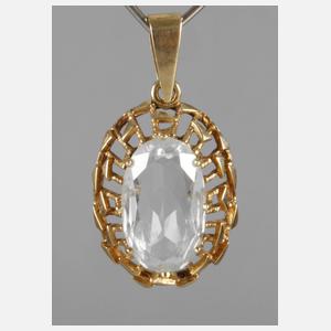 Anhänger mit Aquamarin