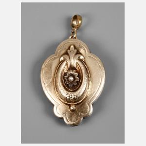 Anhänger Schaumgold