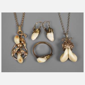 Konvolut Grandelschmuck