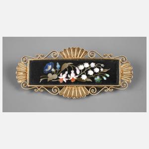 Brosche mit Pietra Dura
