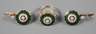 Parure mit Emaille und Brillanten