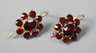 Paar Ohrringe mit Granat