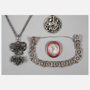 Konvolut Trachtenschmuck