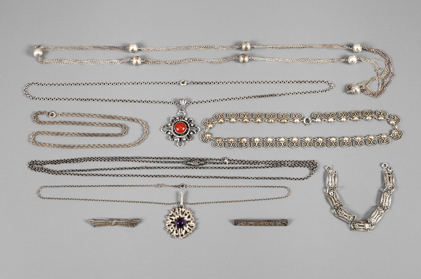 Konvolut Silberschmuck