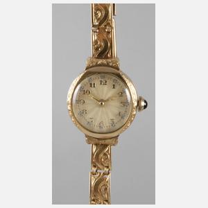 Damenarmbanduhr Gold