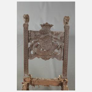 Konvolut Stühle aus Adelsbesitz