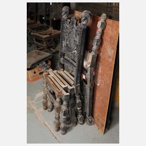 Konvolut Stühle aus Adelsbesitz