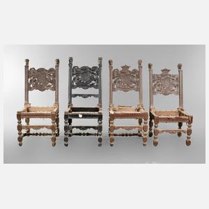 Konvolut Stühle aus Adelsbesitz