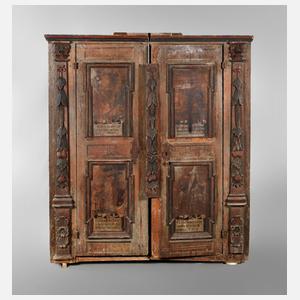 Frühbarocker Bauernschrank