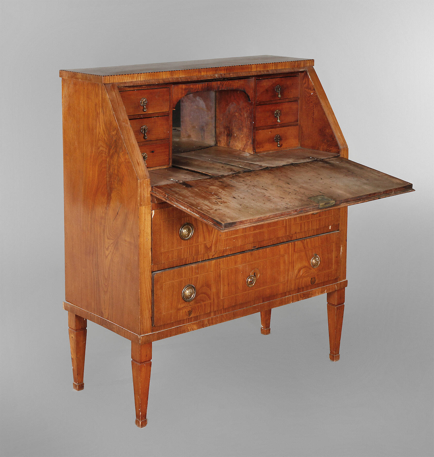 Klassizistischer Schrägklappensekretär