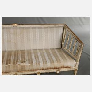 Klassizistische Sitzbank