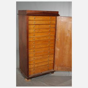 Grafikschrank Biedermeier