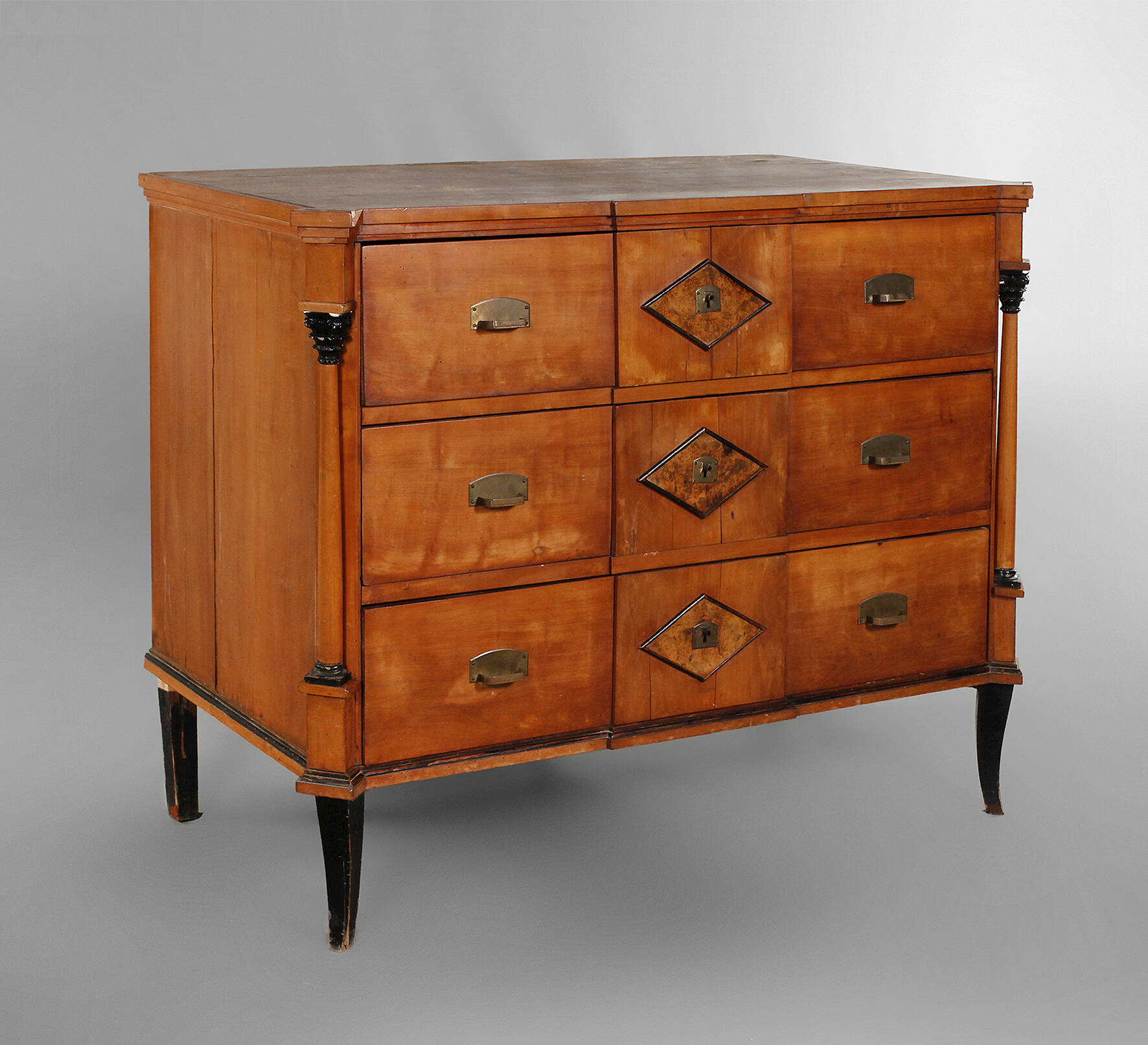 Säulenkommode Biedermeier