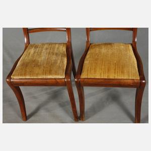 Sechs Stühle Spätbiedermeier