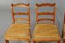 Zwei Paar Stühle Biedermeier