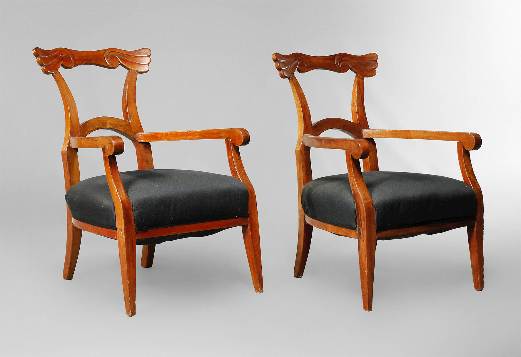 Paar Biedermeiersessel