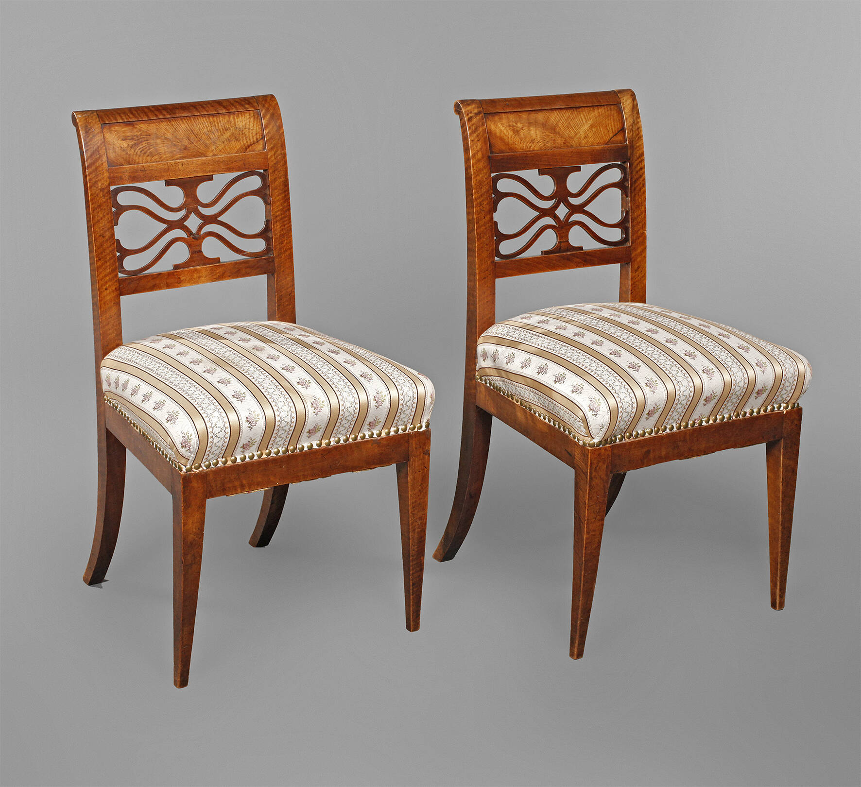 Paar Stühle Biedermeier