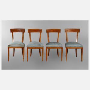 Vier Biedermeierstühle