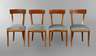 Vier Biedermeierstühle