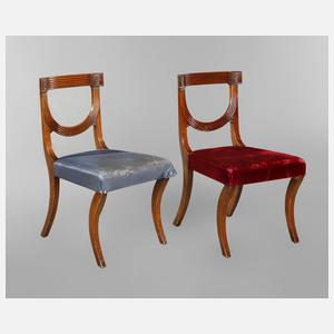 Paar Biedermeierstühle