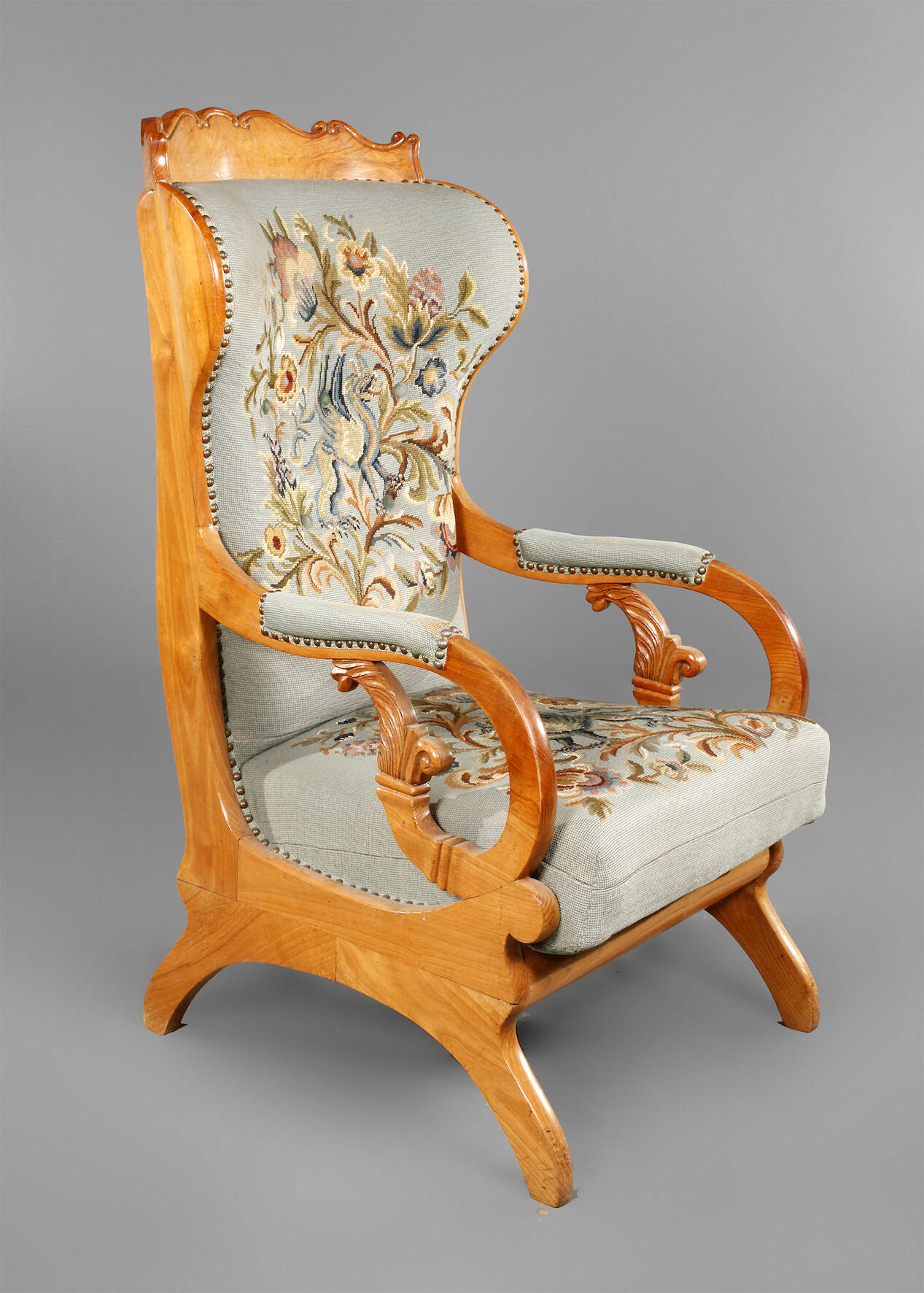 Ohrenbackensessel Biedermeier