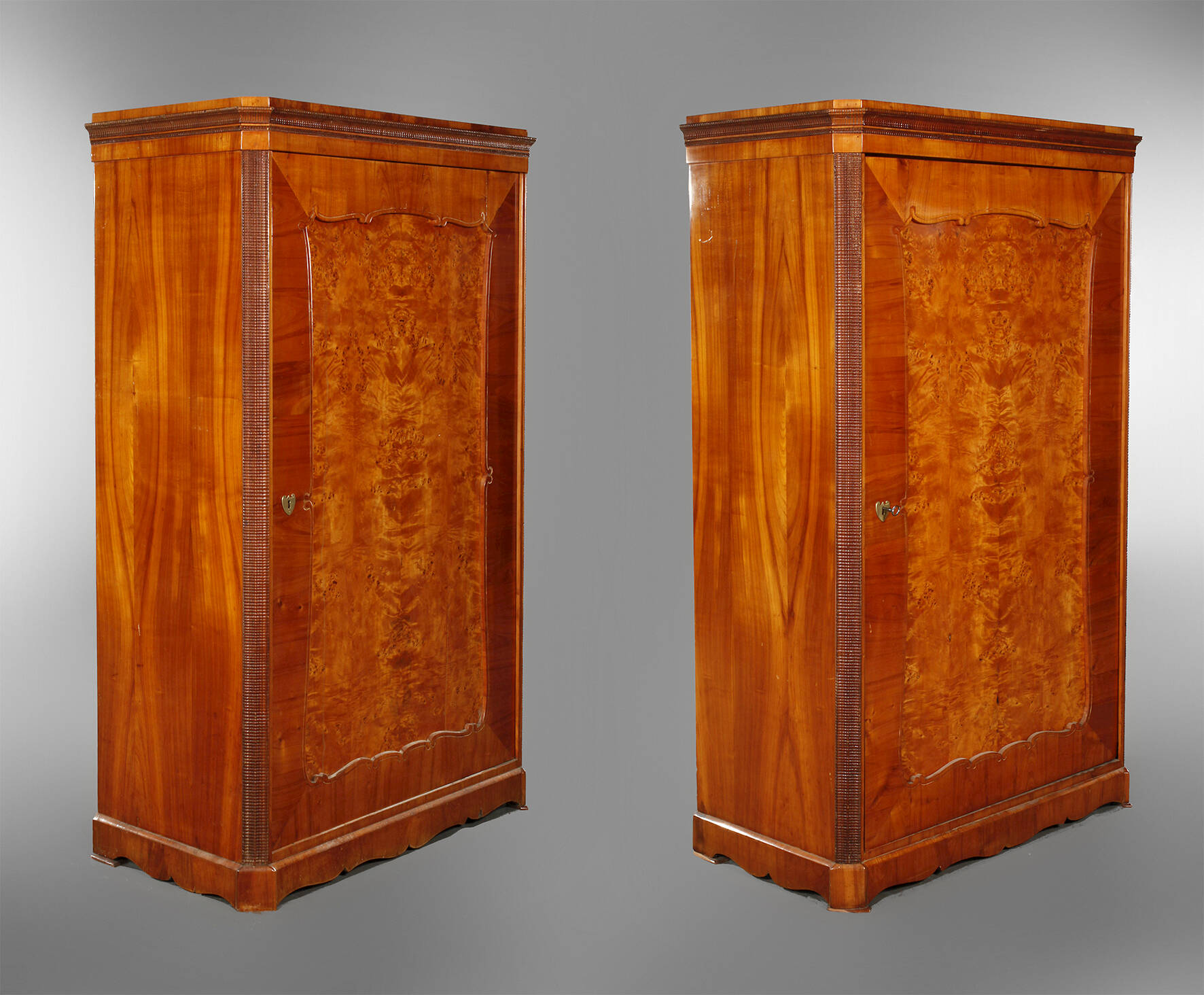 Paar Schränke Louis Philippe