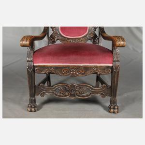 Paar Sessel im Barockstil