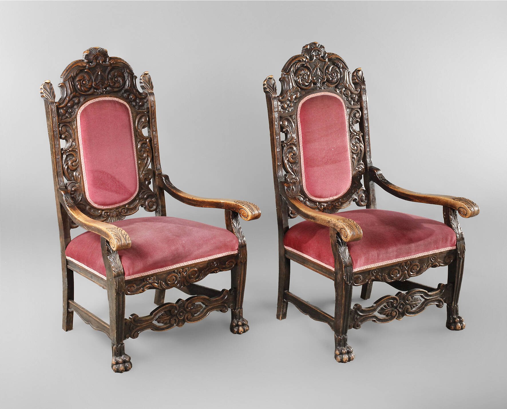 Paar Sessel im Barockstil