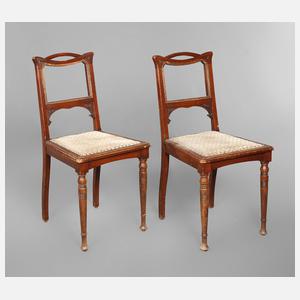 Paar Jugendstilstühle