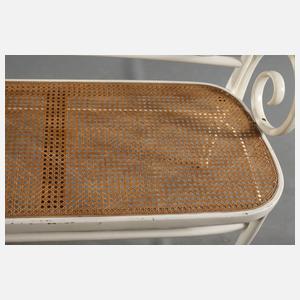 Kleine Sitzbank Bugholz