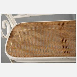 Kleine Sitzbank Bugholz