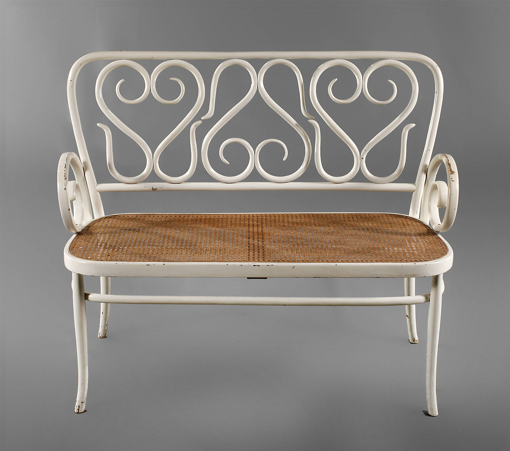 Kleine Sitzbank Bugholz